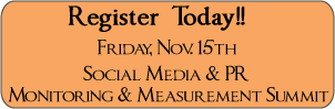 Social Media & PR Measurement and Monitoring Summit 