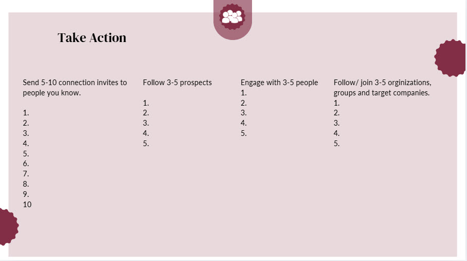 Take Action on Building Your LinkedIn Network